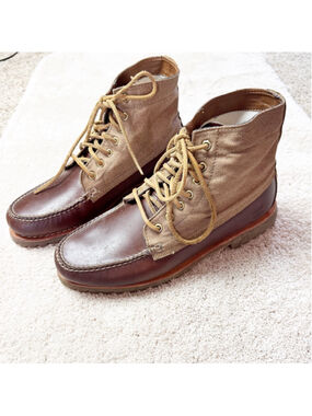 Timberland Chukka Leather and Fabric Boots 10M